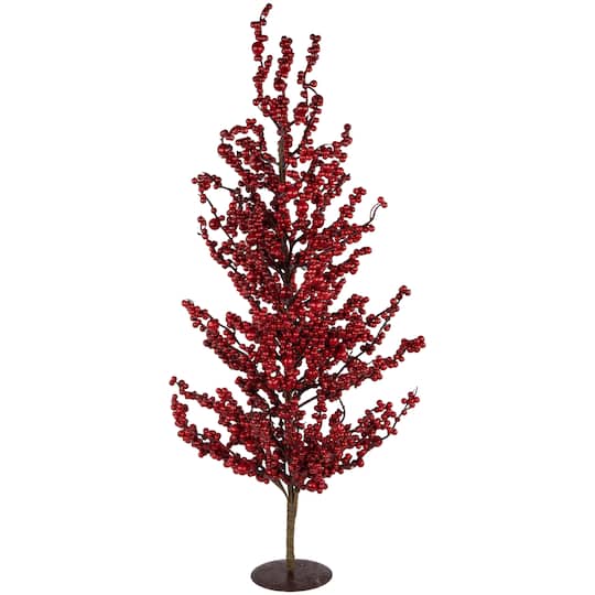 Northlight 30" Unlit Berries Twig Artificial Christmas Tree